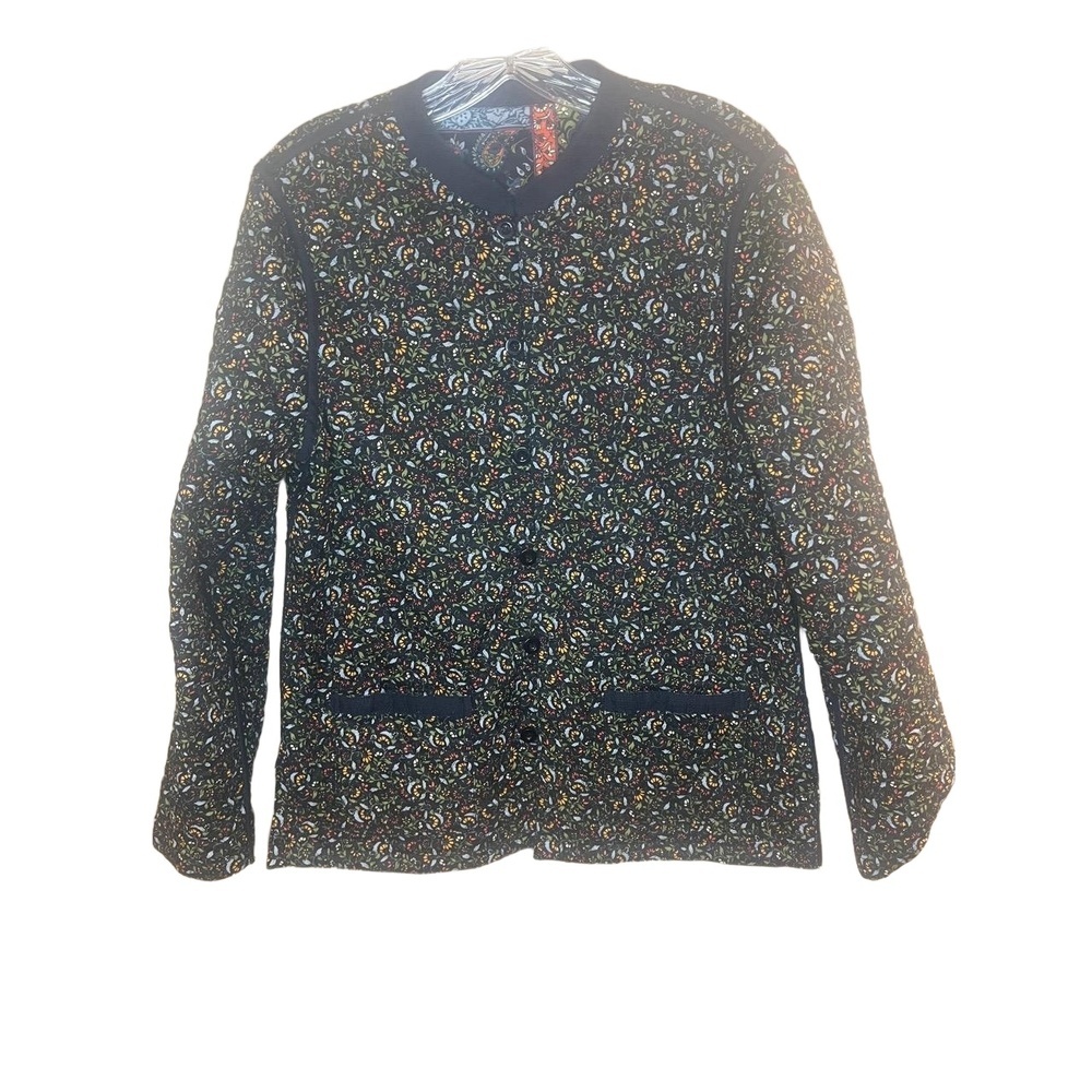 Womens Multi Patchwork Quilted Reversible Jacket … - image 3